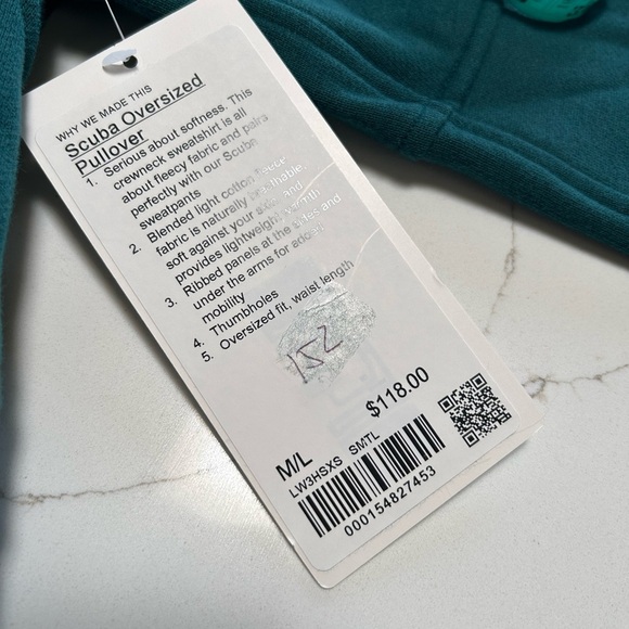 Lululemon Embroidered Sweatshirt M/L New Gift Ready - Picture 3 of 5